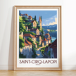 Saint-Cirq-Lapopie Travel Memory Gift