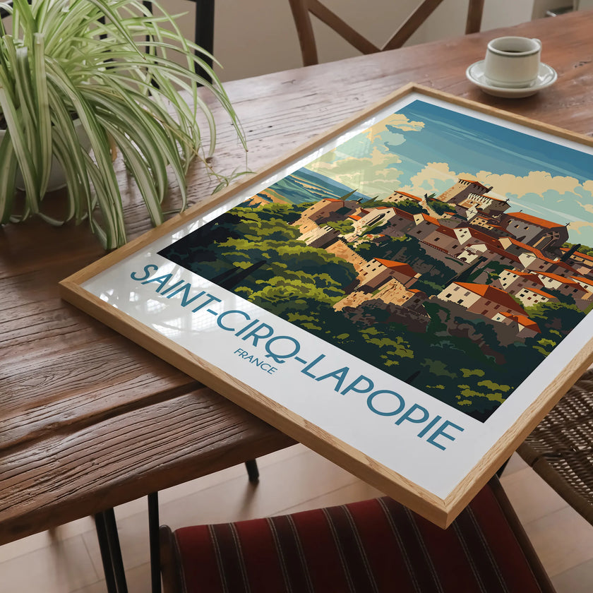 Saint-Cirq-Lapopie Travel Memory Gift