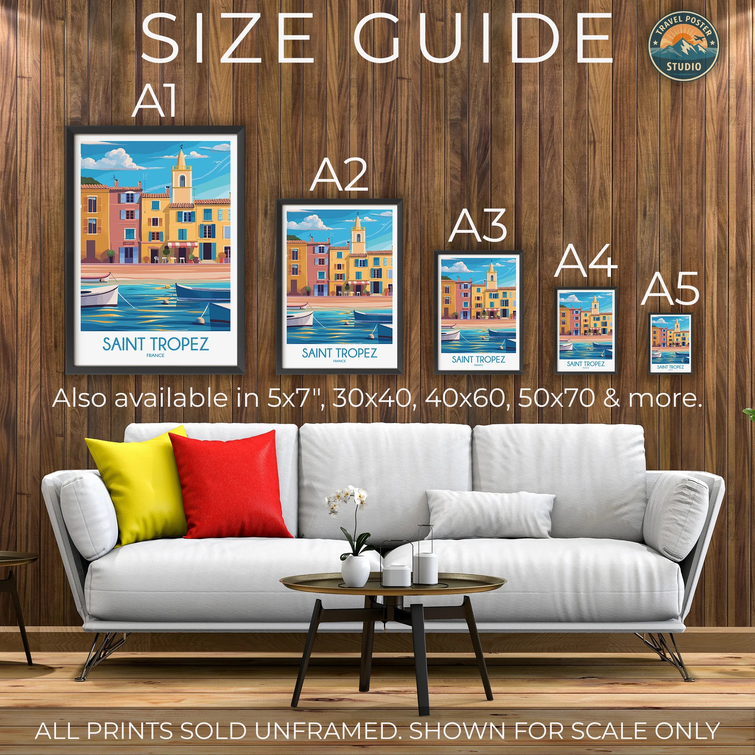 Saint Tropez Destination Art Gift
