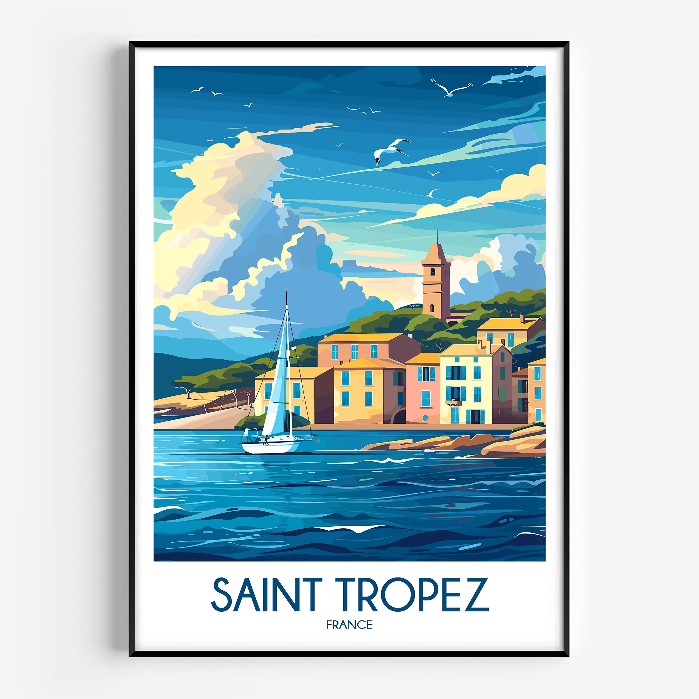 Saint Tropez Gallery Quality Print