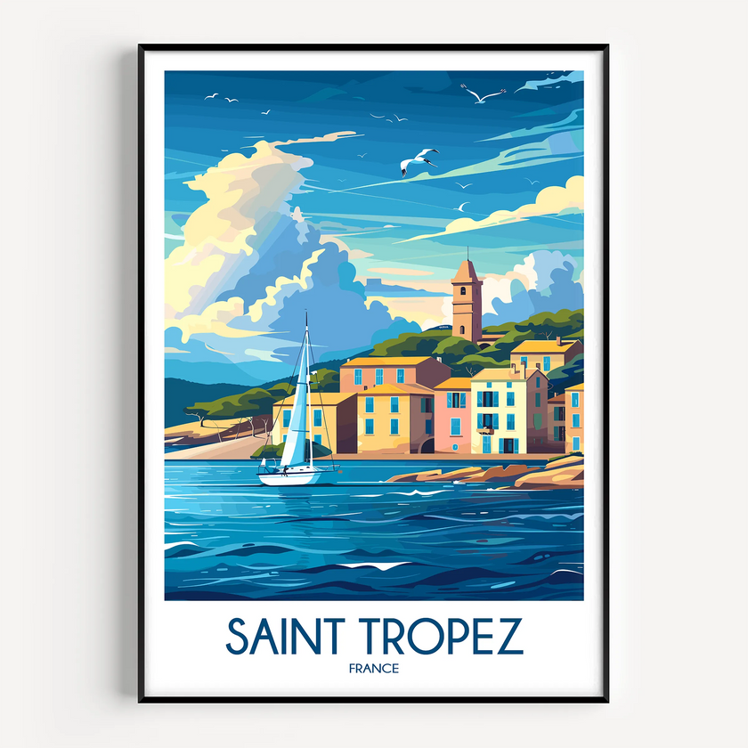 Saint Tropez Gallery Quality Print