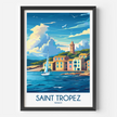 Saint Tropez Minimalist Wall Art