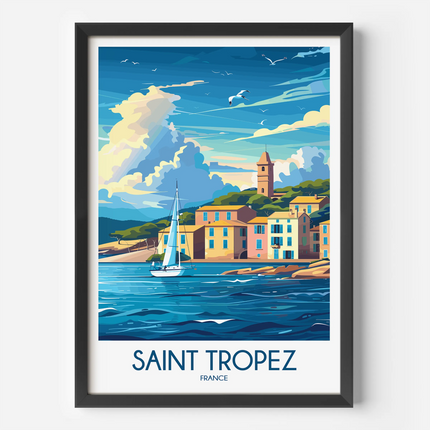 Saint Tropez Minimalist Wall Art
