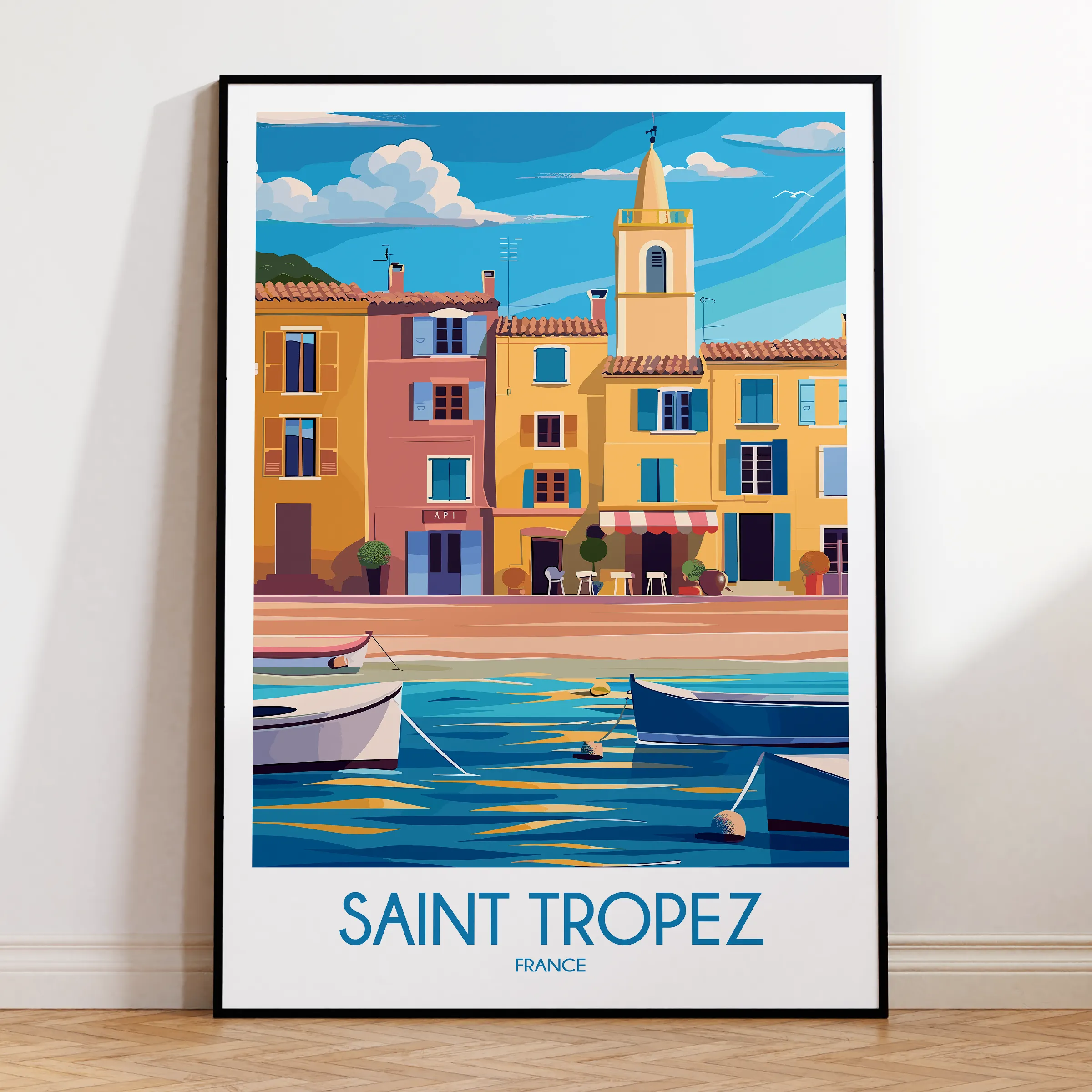 Saint Tropez Minimalist Wall Art