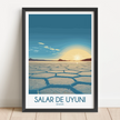 Salar De Uyuni Destination Art Gift