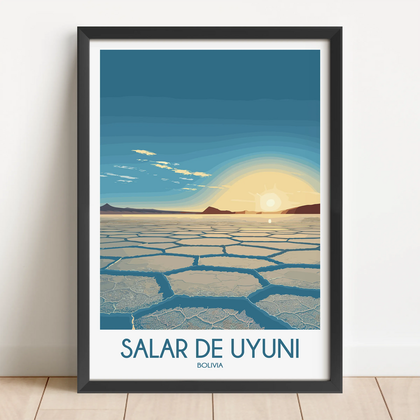 Salar De Uyuni Destination Art Gift