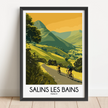 Salins Les Bains Minimalist Wall Art