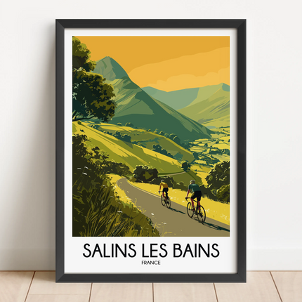 Salins Les Bains Minimalist Wall Art