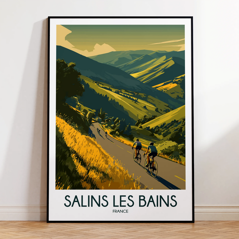 Salins Les Bains Minimalist Wall Art