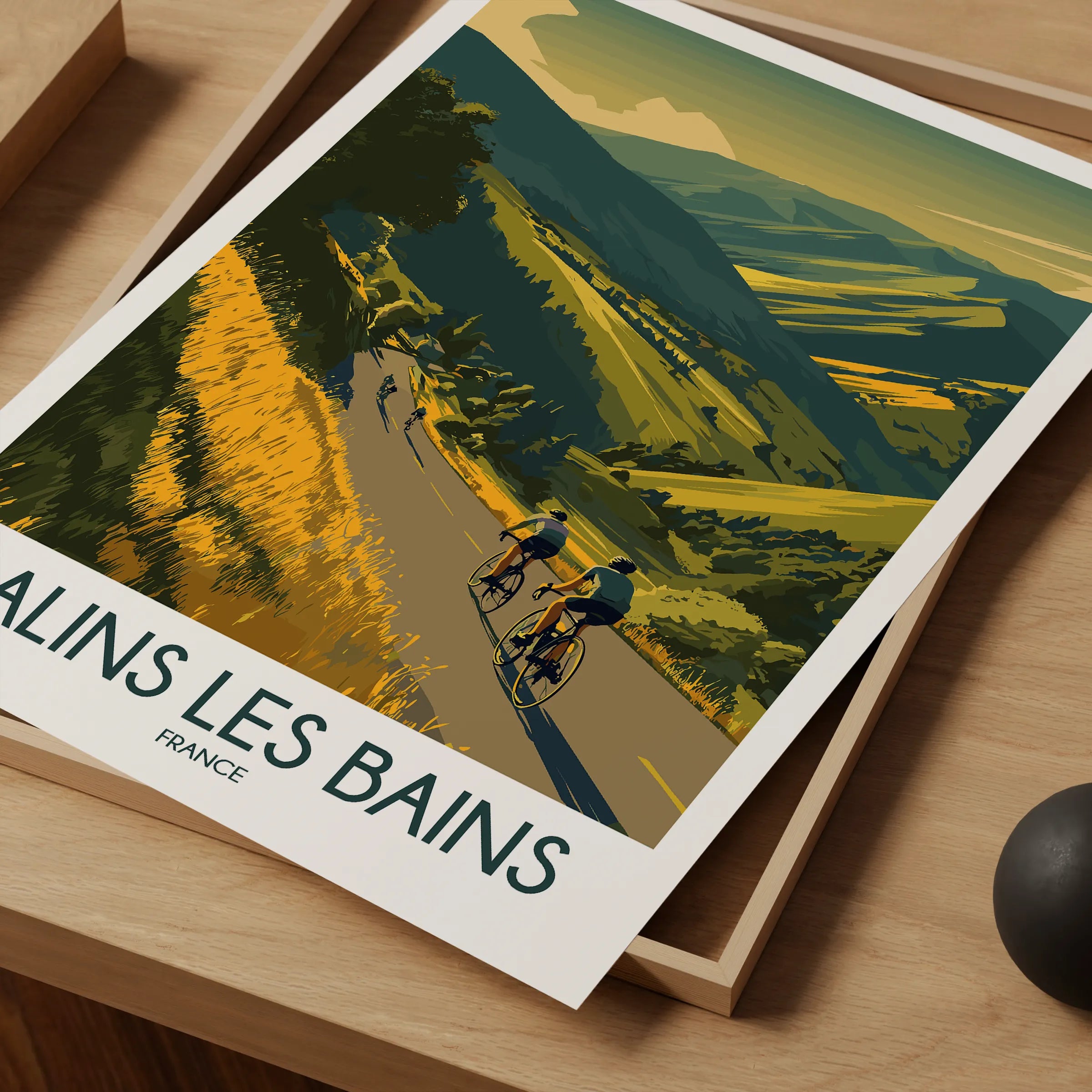 Salins Les Bains Scenic Landscape Art