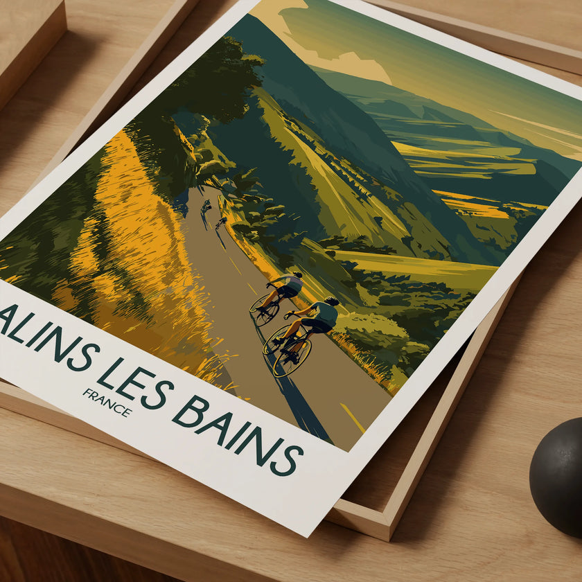 Salins Les Bains Scenic Landscape Art