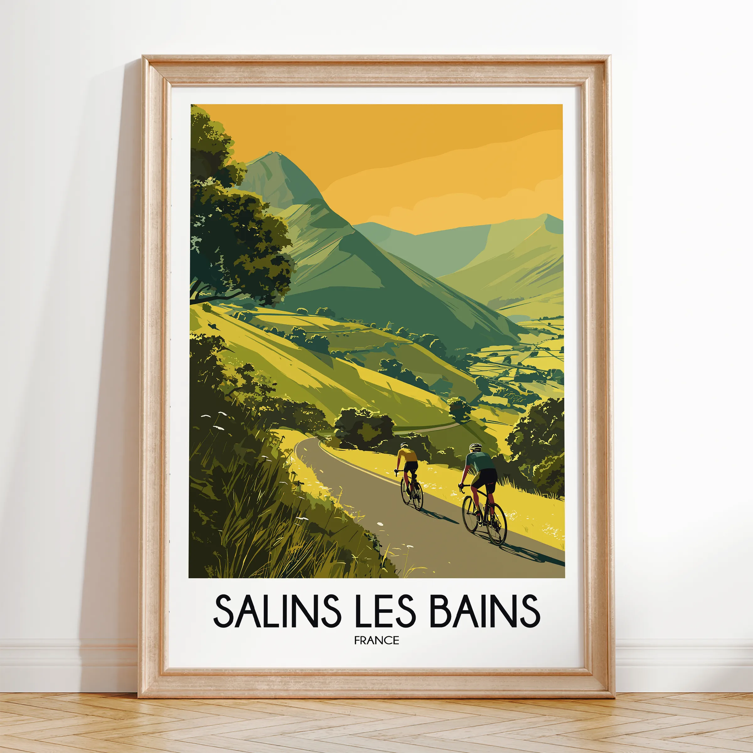 Salins Les Bains Scenic Landscape Art