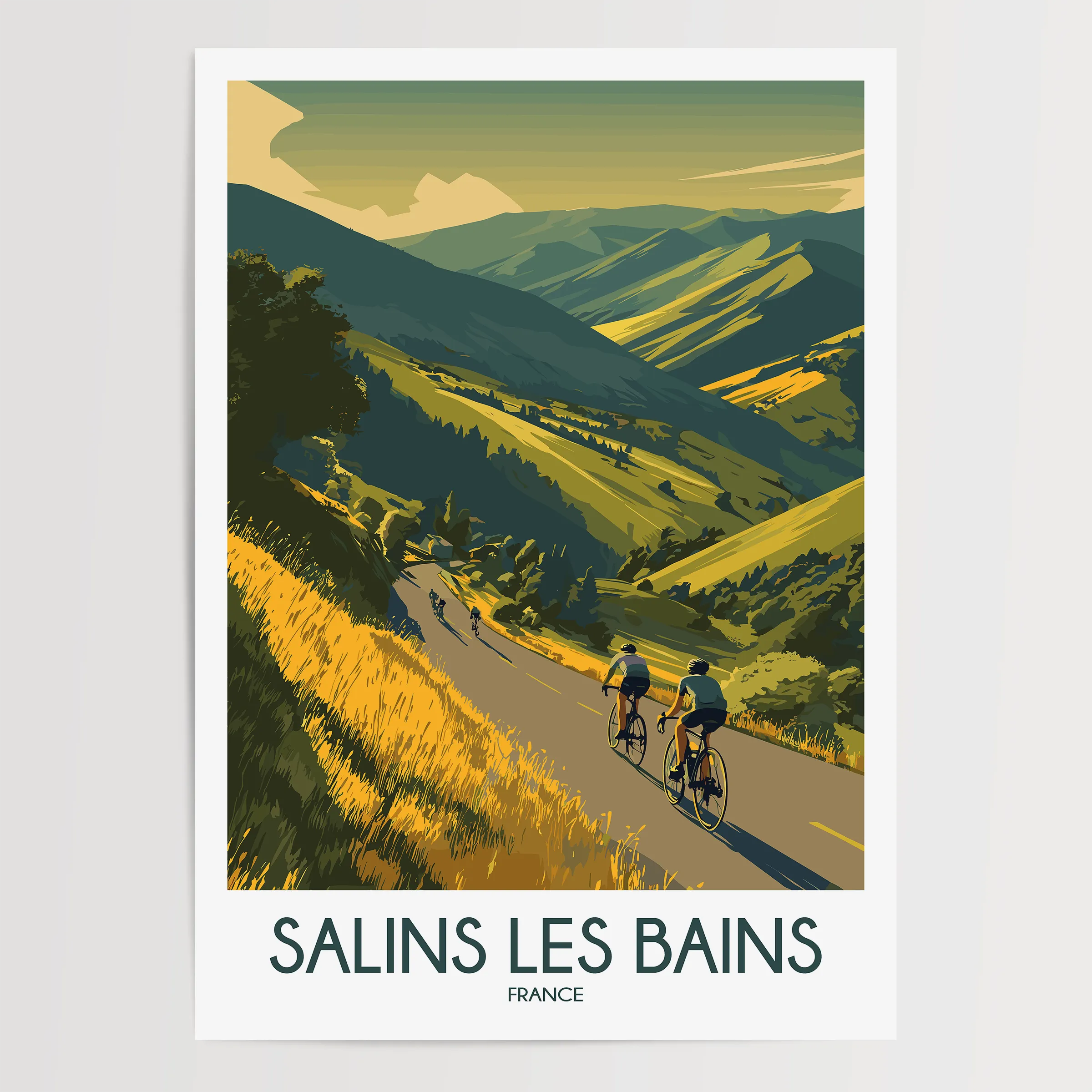 Salins Les Bains Travel Memory Gift
