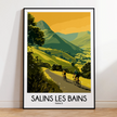 Salins Les Bains Travel Memory Gift