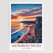 Saltburn-By-The-Sea Modern Travel Poster