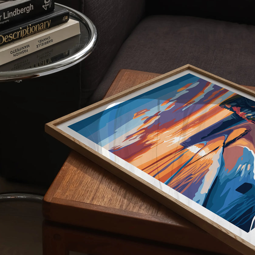 Saltburn-By-The-Sea Scenic Landscape Art