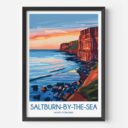 Saltburn-By-The-Sea Scenic Landscape Art