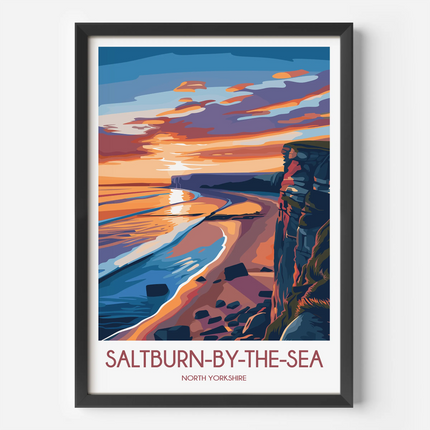 Saltburn-By-The-Sea Scenic Landscape Art
