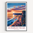 Saltburn-By-The-Sea Souvenir Poster Print