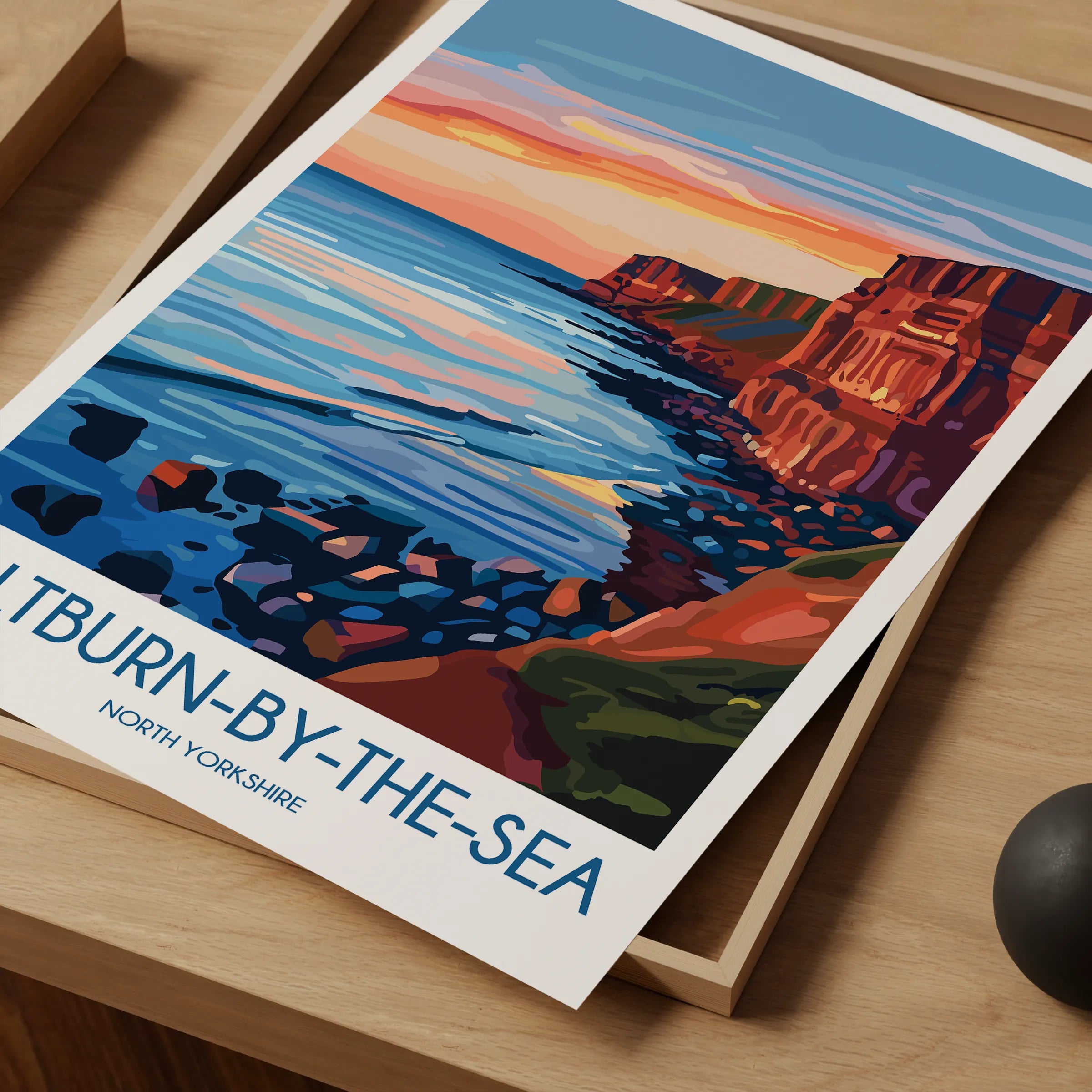 Saltburn-By-The-Sea Vintage Style Print