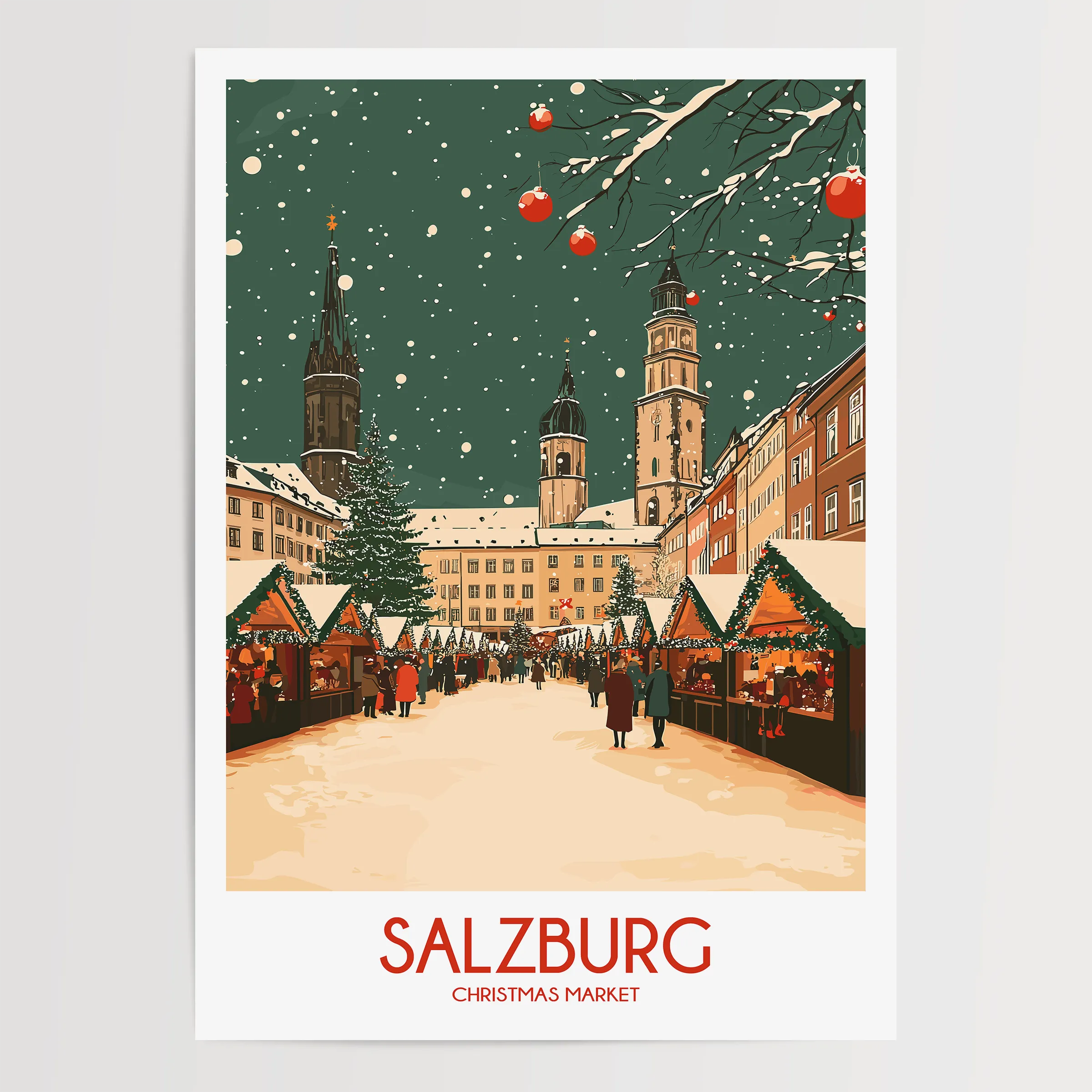 Salzburg Destination Art Gift