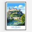 Salzburg Destination Art Gift
