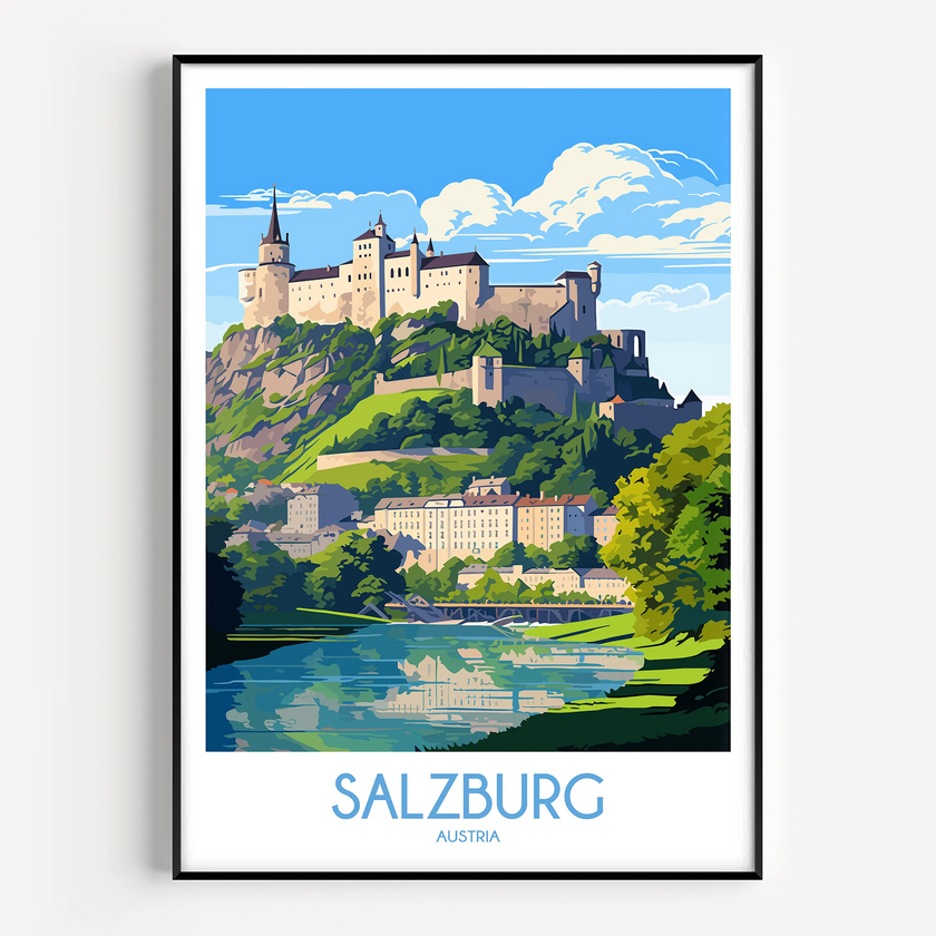 Salzburg Destination Art Gift