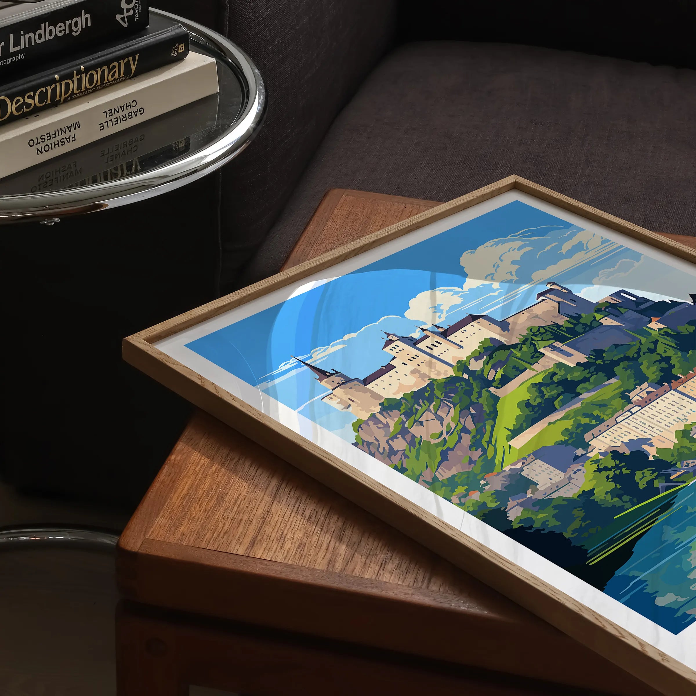 Salzburg Scenic Landscape Art