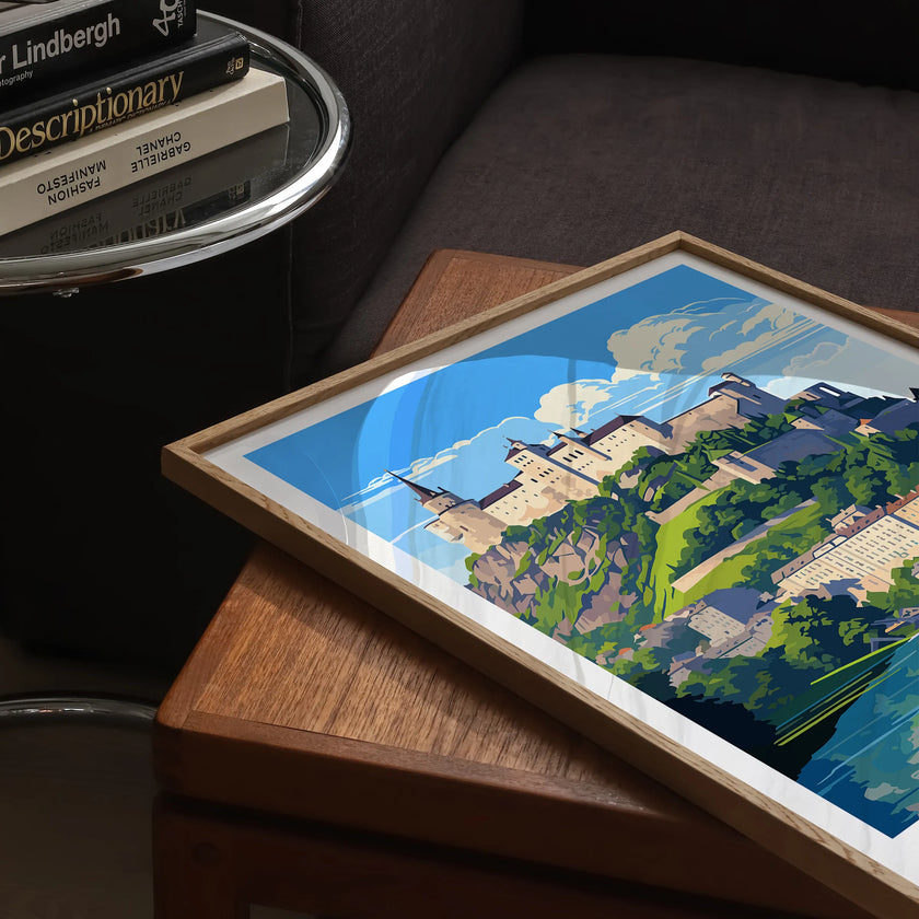 Salzburg Scenic Landscape Art