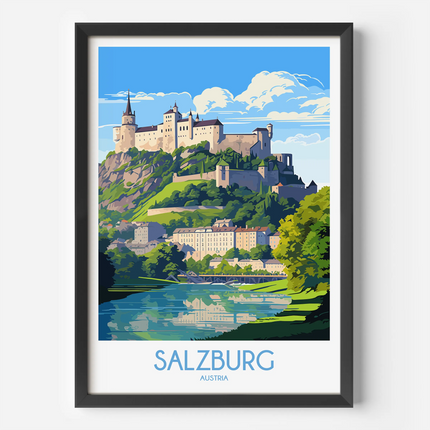 Salzburg Scenic Landscape Art