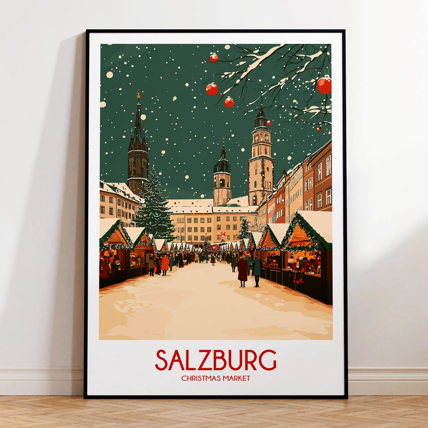 Salzburg Vintage Style Print