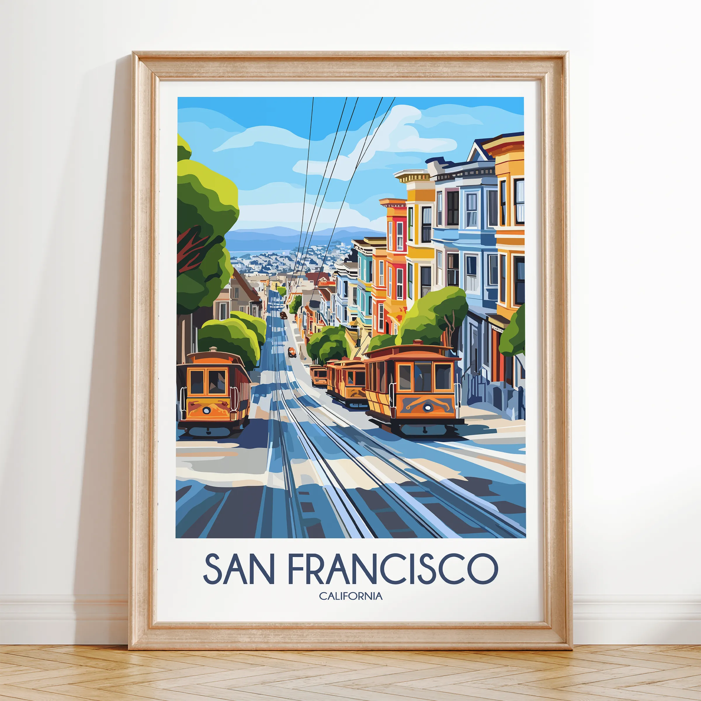 San Francisco Minimalist Wall Art