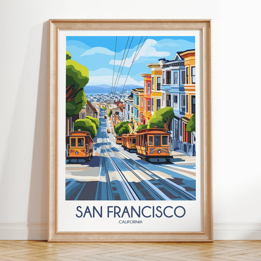 San Francisco Minimalist Wall Art