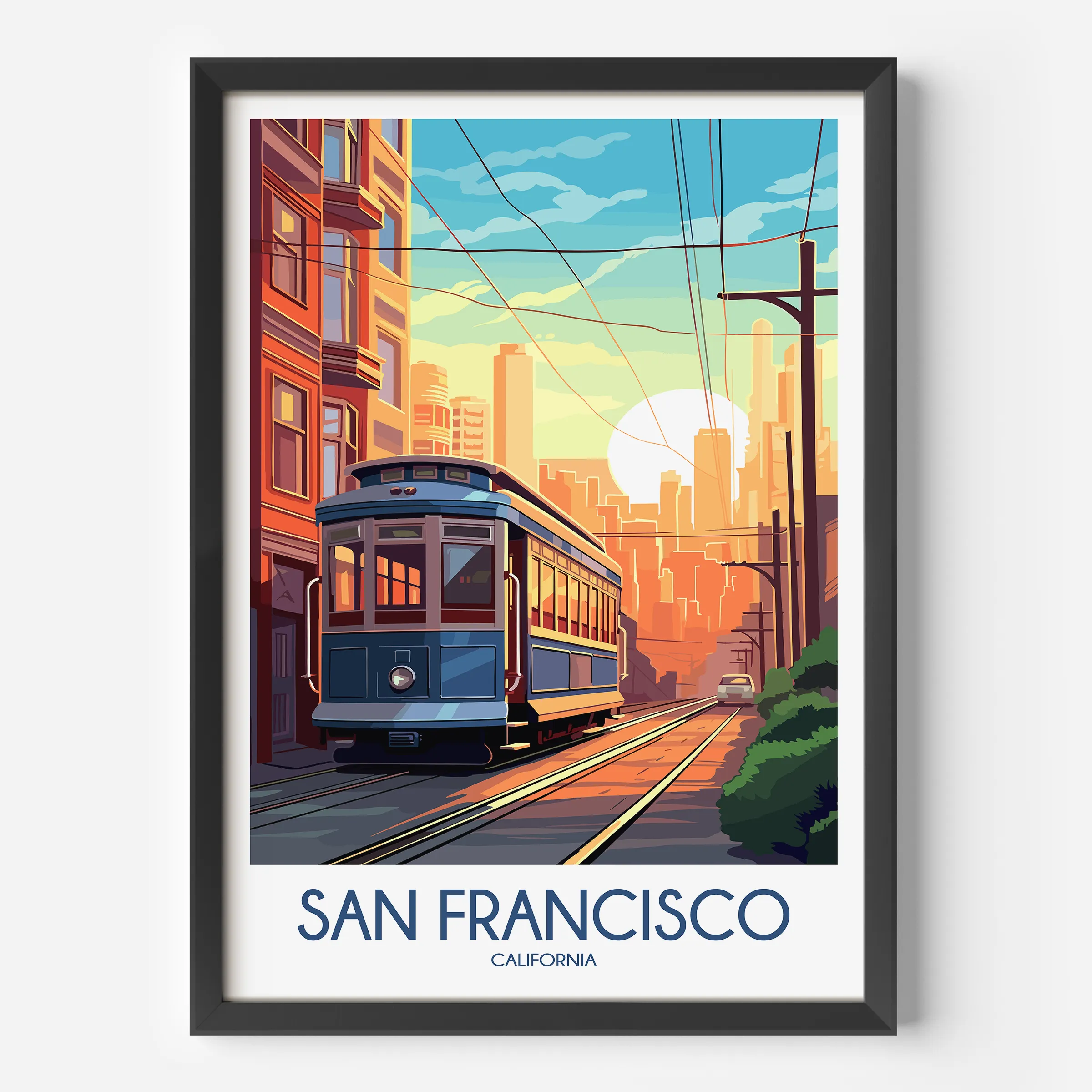 San Francisco Minimalist Wall Art