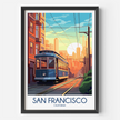 San Francisco Minimalist Wall Art