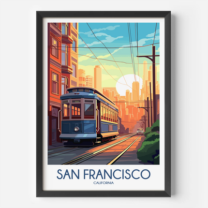 San Francisco Minimalist Wall Art