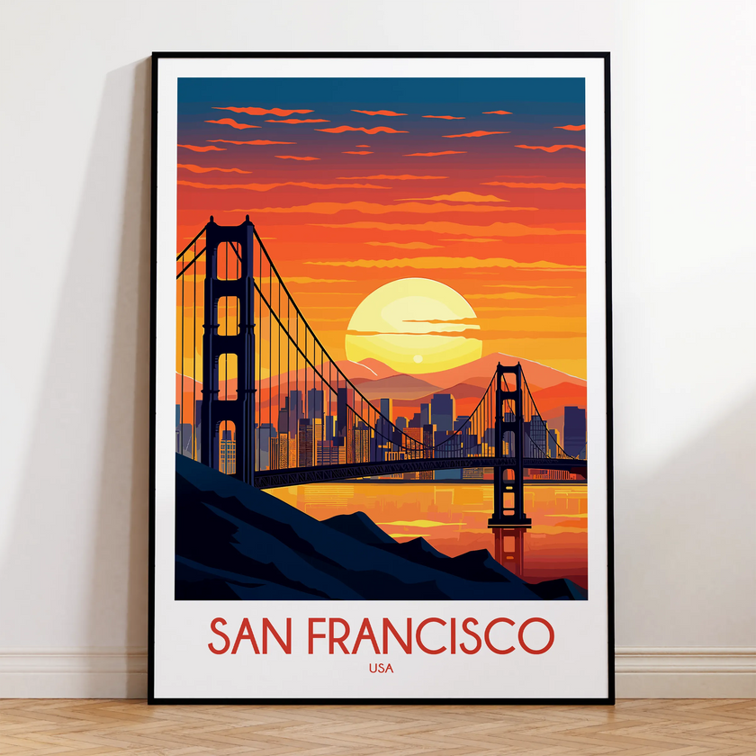 San Francisco Minimalist Wall Art