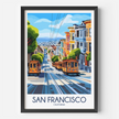 San Francisco Modern Travel Poster