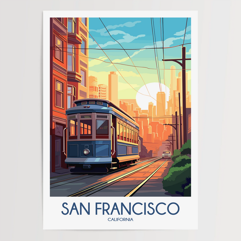 San Francisco Scenic Landscape Art