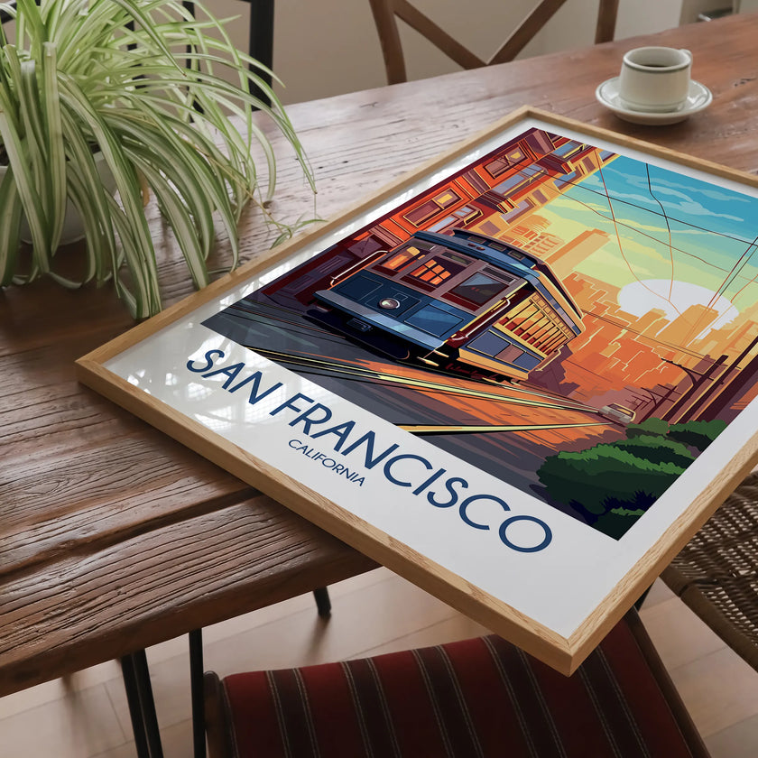 San Francisco Souvenir Poster Print