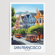 San Francisco Souvenir Poster Print