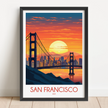 San Francisco Souvenir Poster Print
