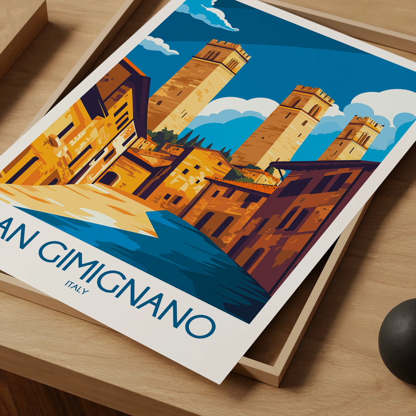 San Gimignano Gallery Quality Print
