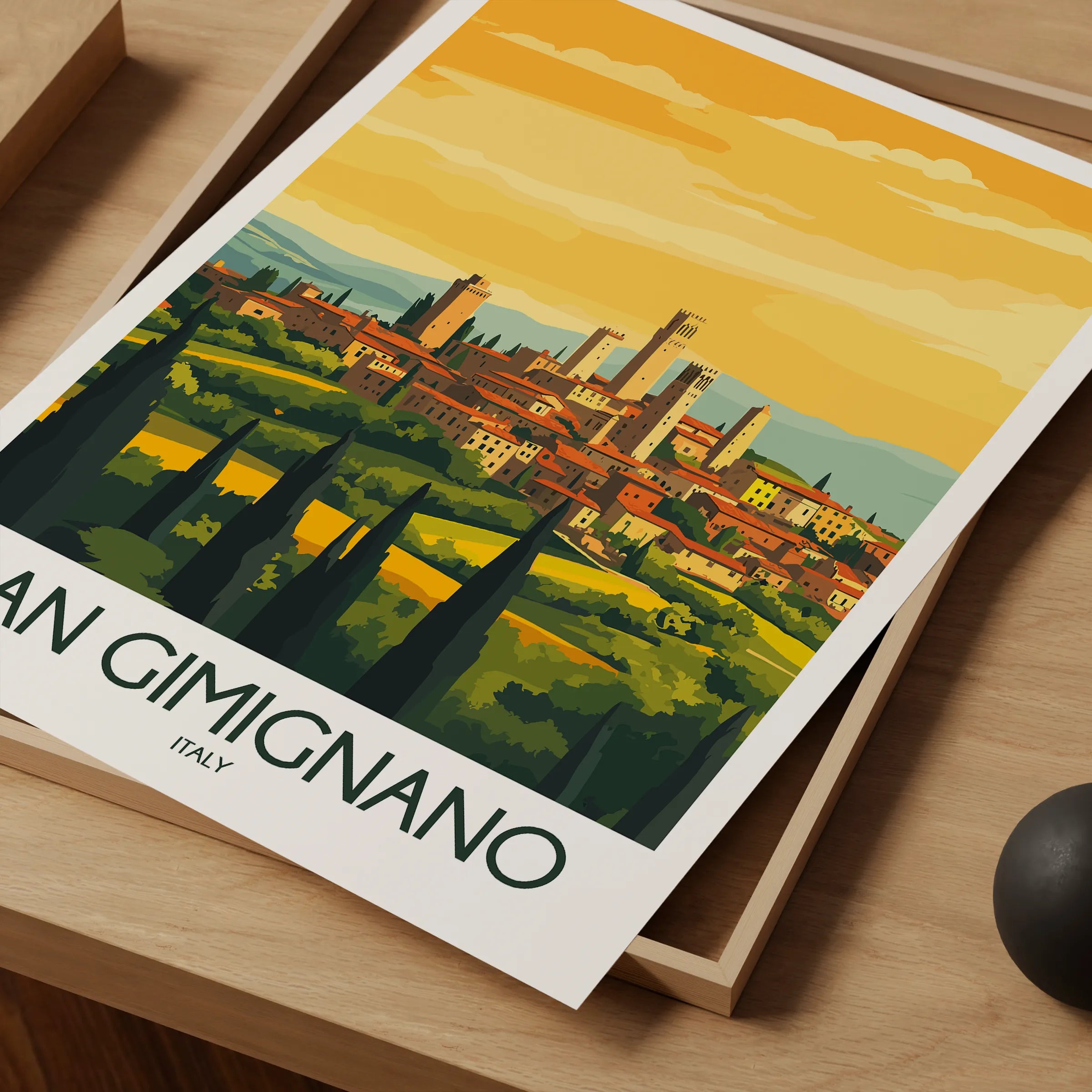 San Gimignano Gallery Quality Print