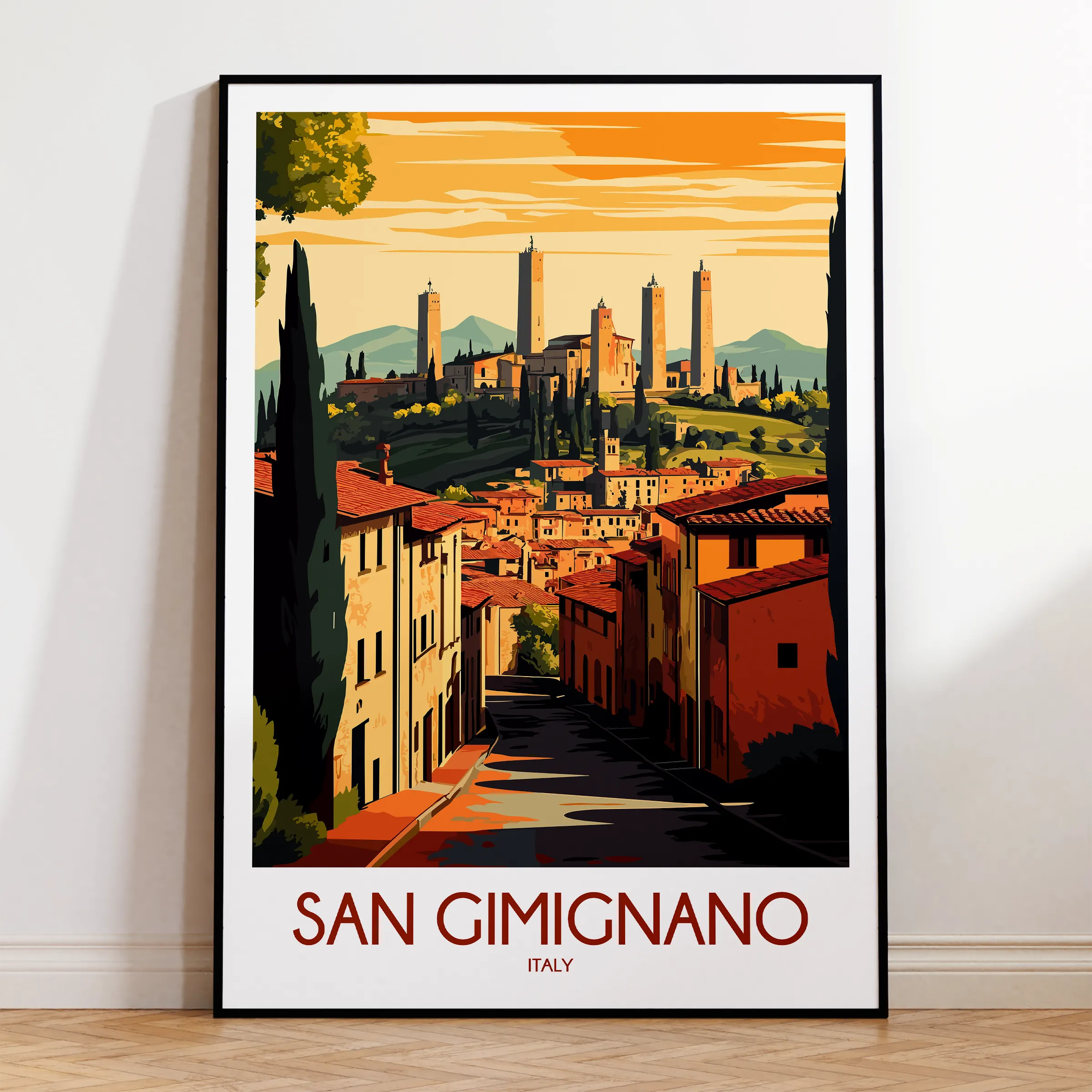 San Gimignano Gallery Quality Print