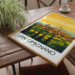 San Gimignano Minimalist Wall Art