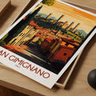 San Gimignano Scenic Landscape Art