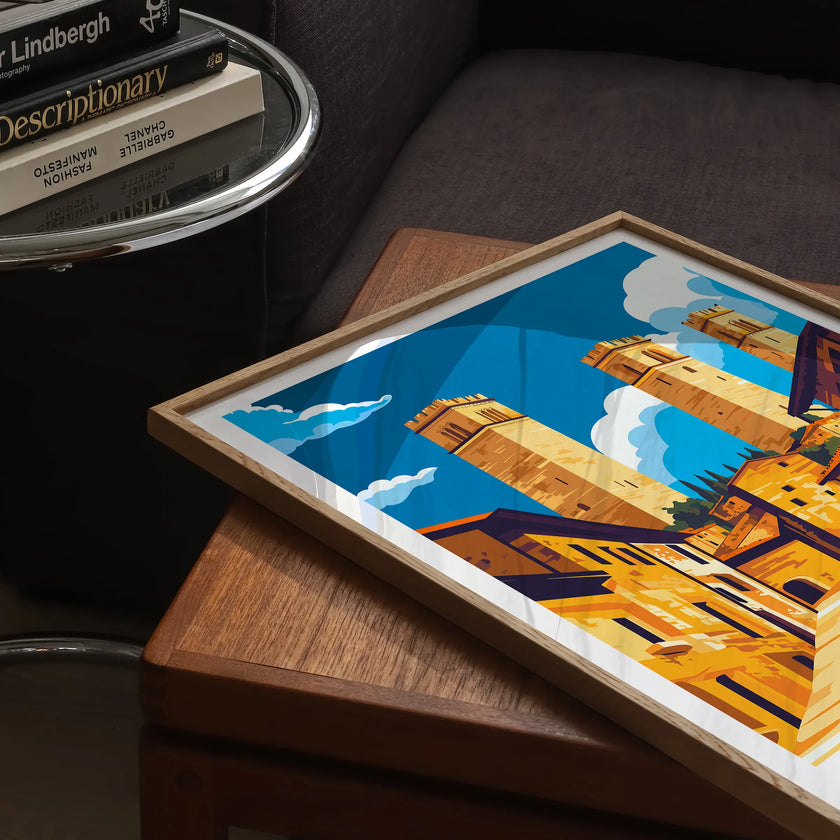 San Gimignano Souvenir Poster Print