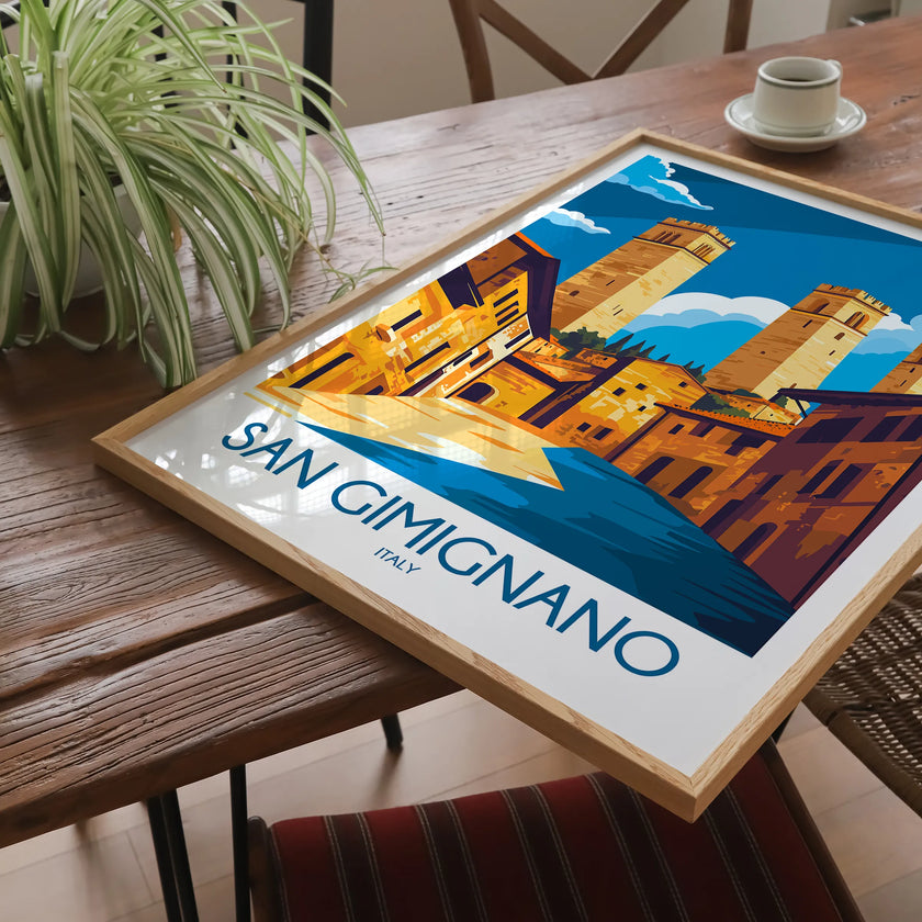 San Gimignano Travel Memory Gift