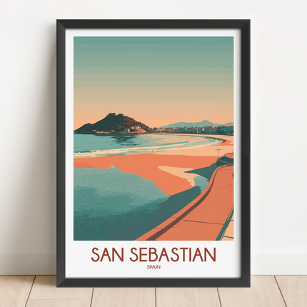 San Sebastian Minimalist Wall Art